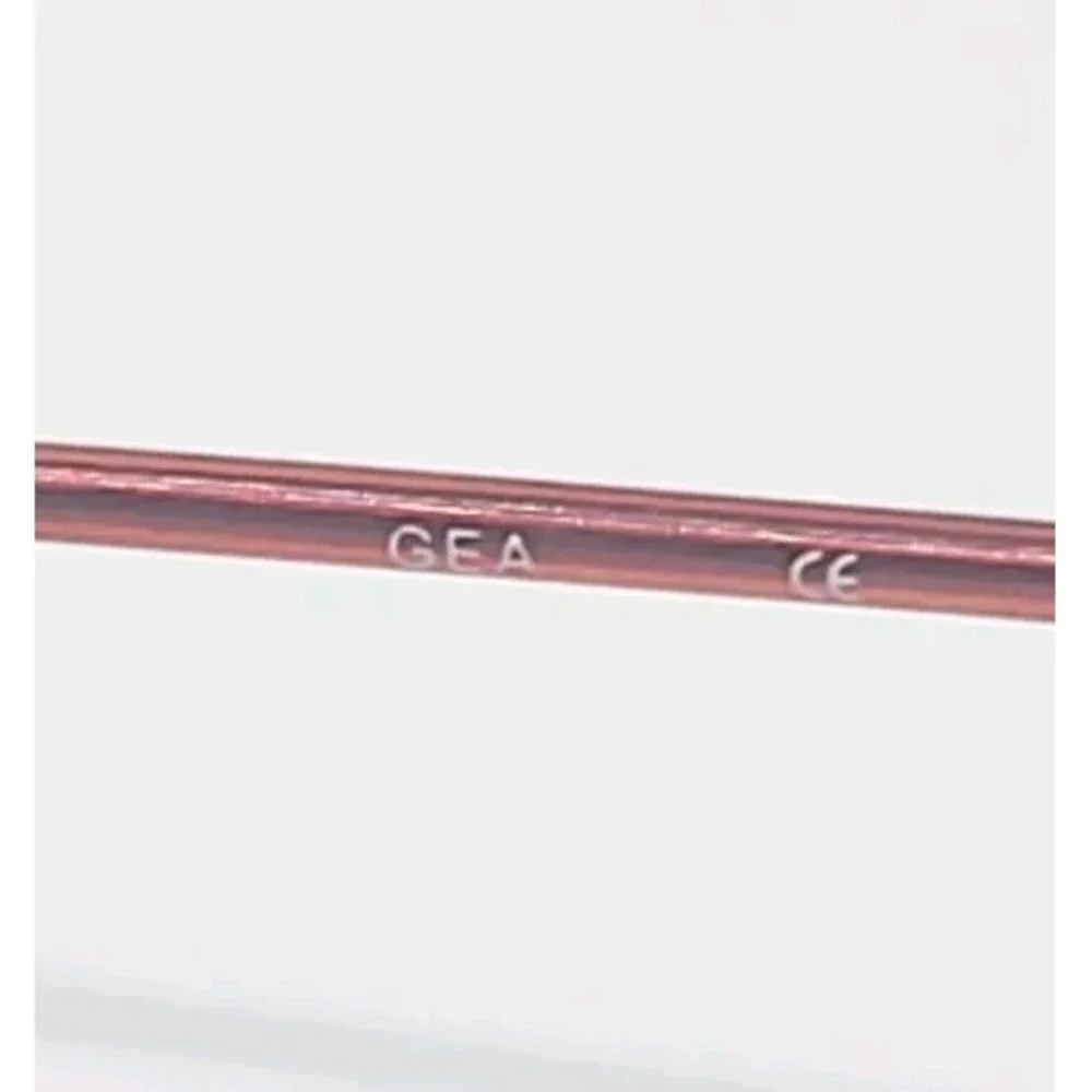 Monel Claret 47-18-140 St. Moritz Pink Rose Stainless Steel Eyeglass Frames
